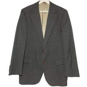 Polo University Club Blazer Jacket Men’s 40 Two Button Notch Lapel Formal Grey